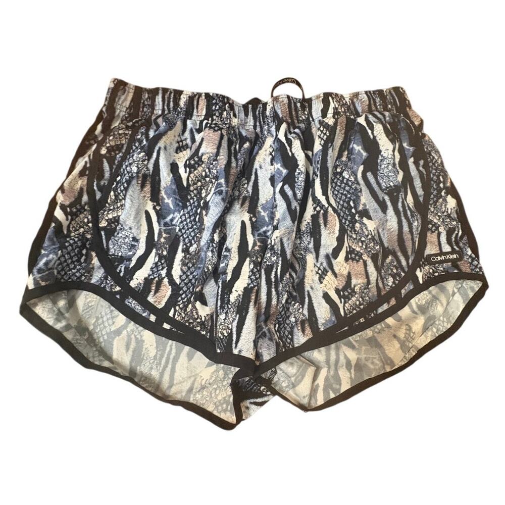 Calvin Klein Womens Comfortable Fashion Print Running Short